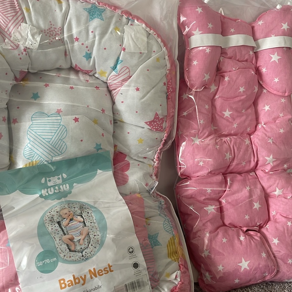 NEW Baby Rest Pillow & Stroller Cushion Bundle